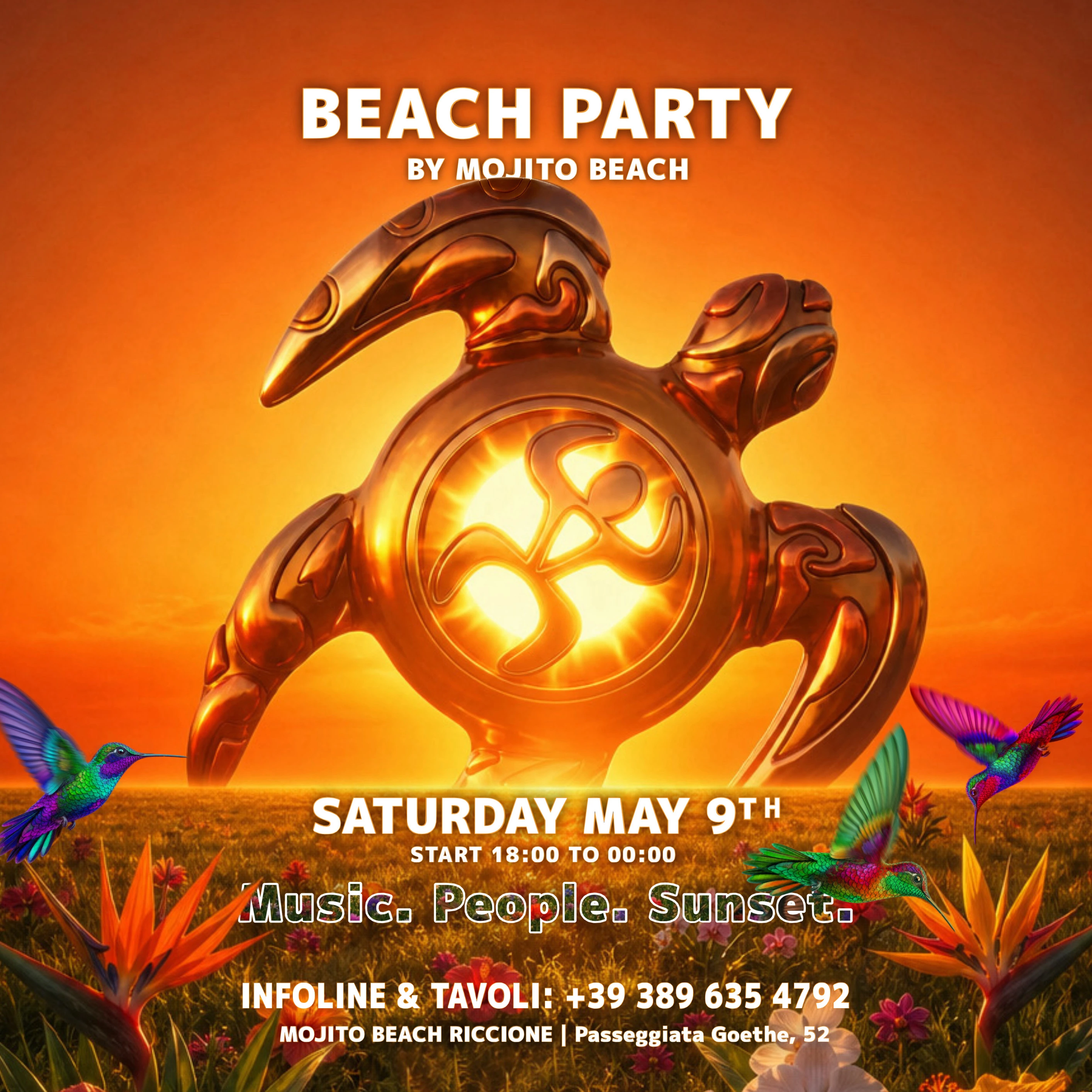 Locandina evento Mojito Beach Party